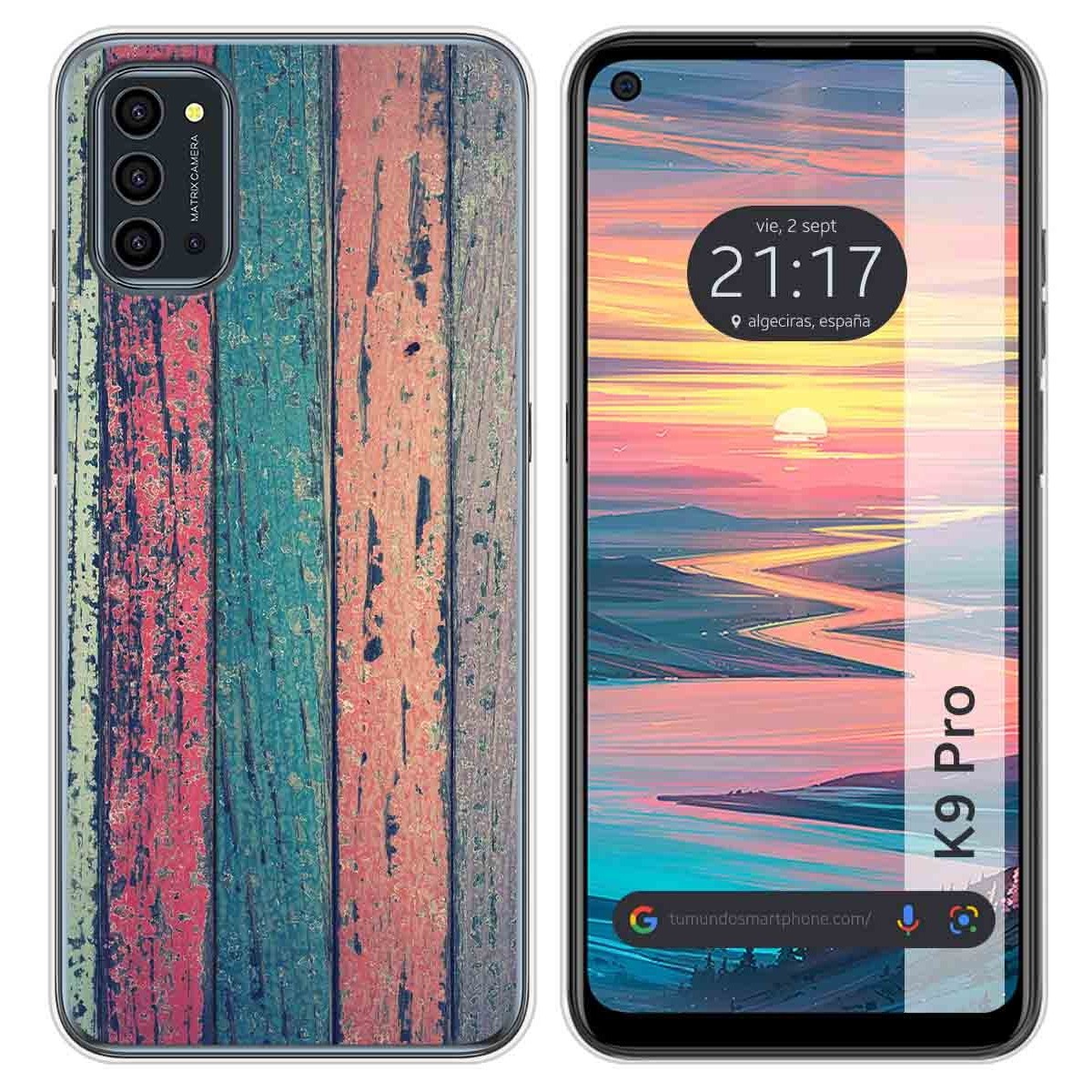Funda Silicona para Oukitel K9 Pro diseño Madera 10 Dibujos