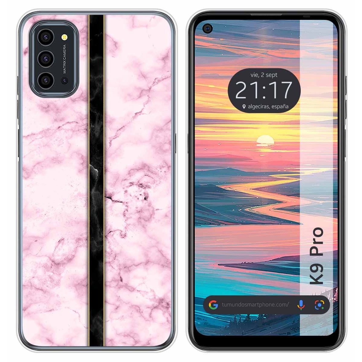 Funda Silicona para Oukitel K9 Pro diseño Mármol 04 Dibujos