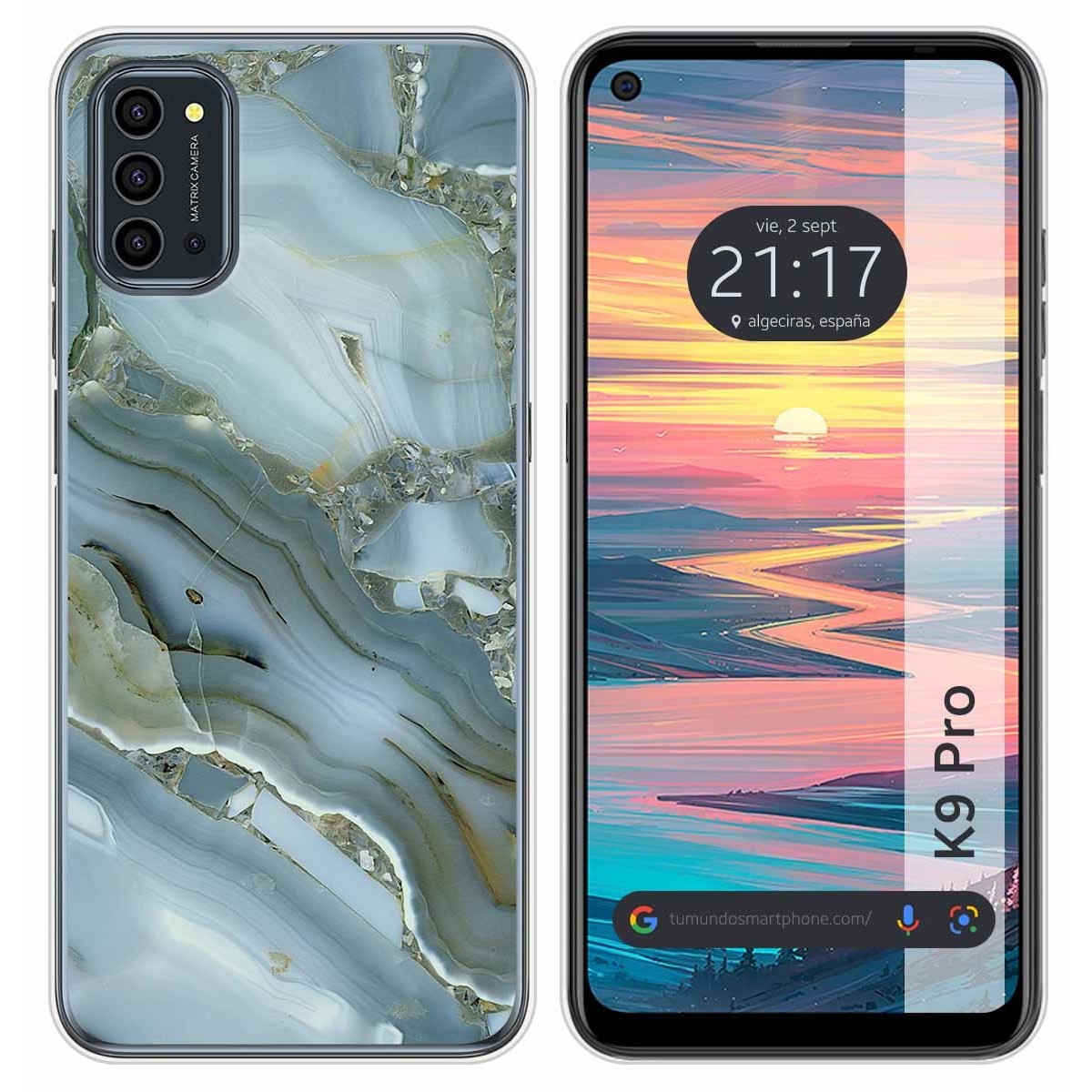 Funda Silicona para Oukitel K9 Pro diseño Mármol 09 Dibujos