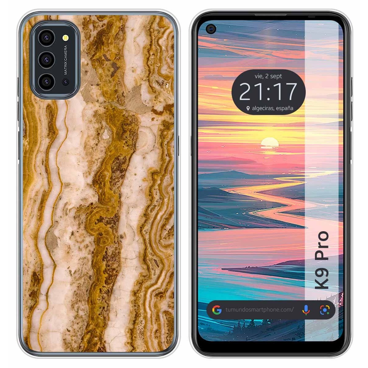 Funda Silicona para Oukitel K9 Pro diseño Mármol 10 Dibujos