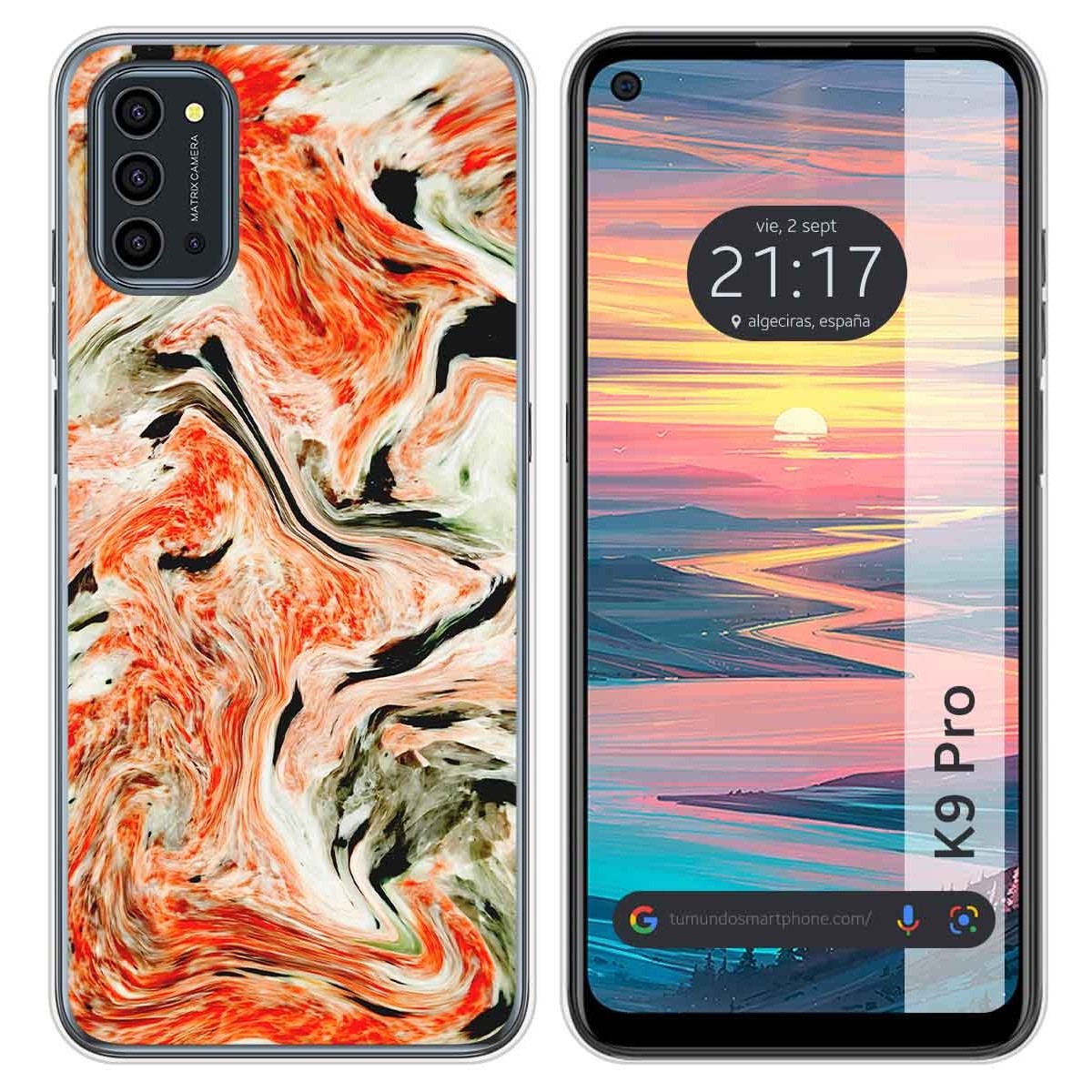 Funda Silicona para Oukitel K9 Pro diseño Mármol 12 Dibujos