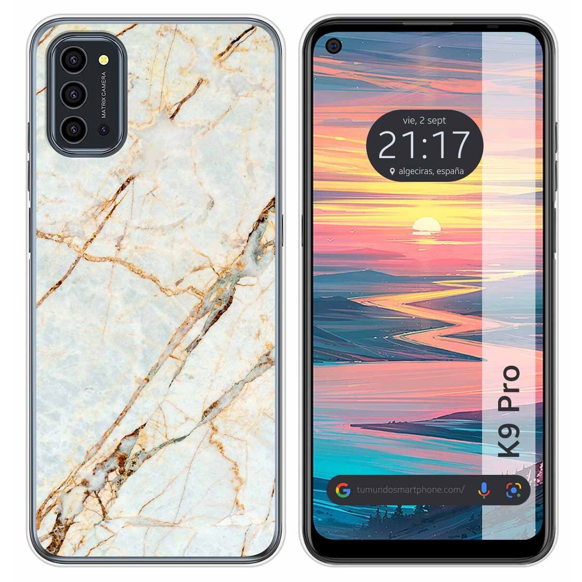 Funda Silicona para Oukitel K9 Pro diseño Mármol 13 Dibujos