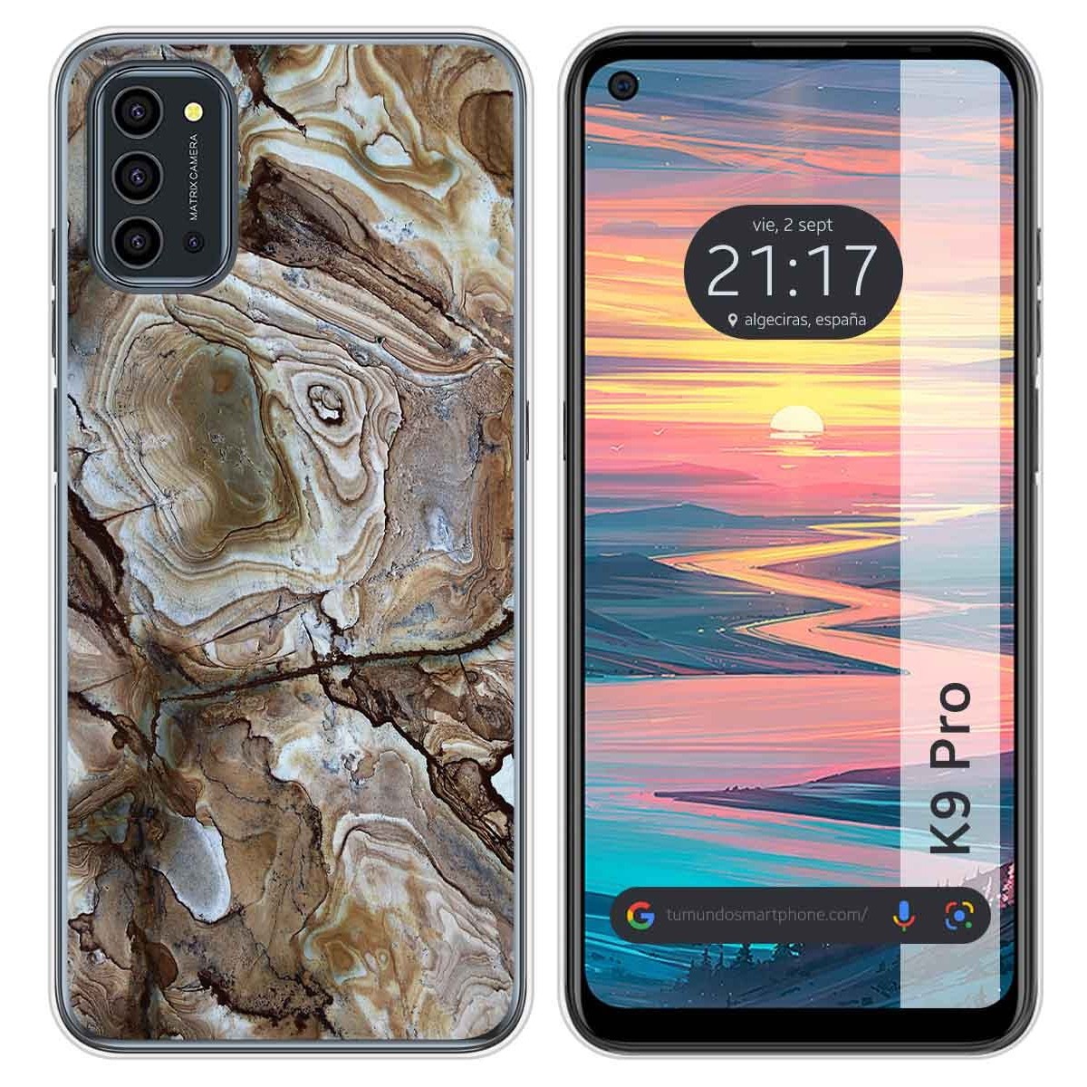 Funda Silicona para Oukitel K9 Pro diseño Mármol 14 Dibujos