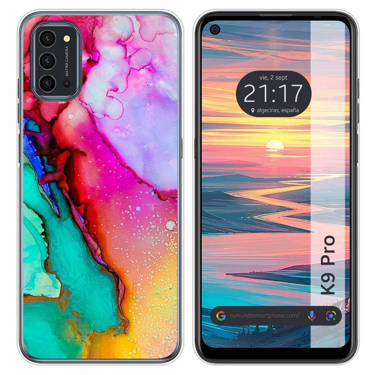 Funda Silicona para Oukitel K9 Pro diseño Mármol 15 Dibujos