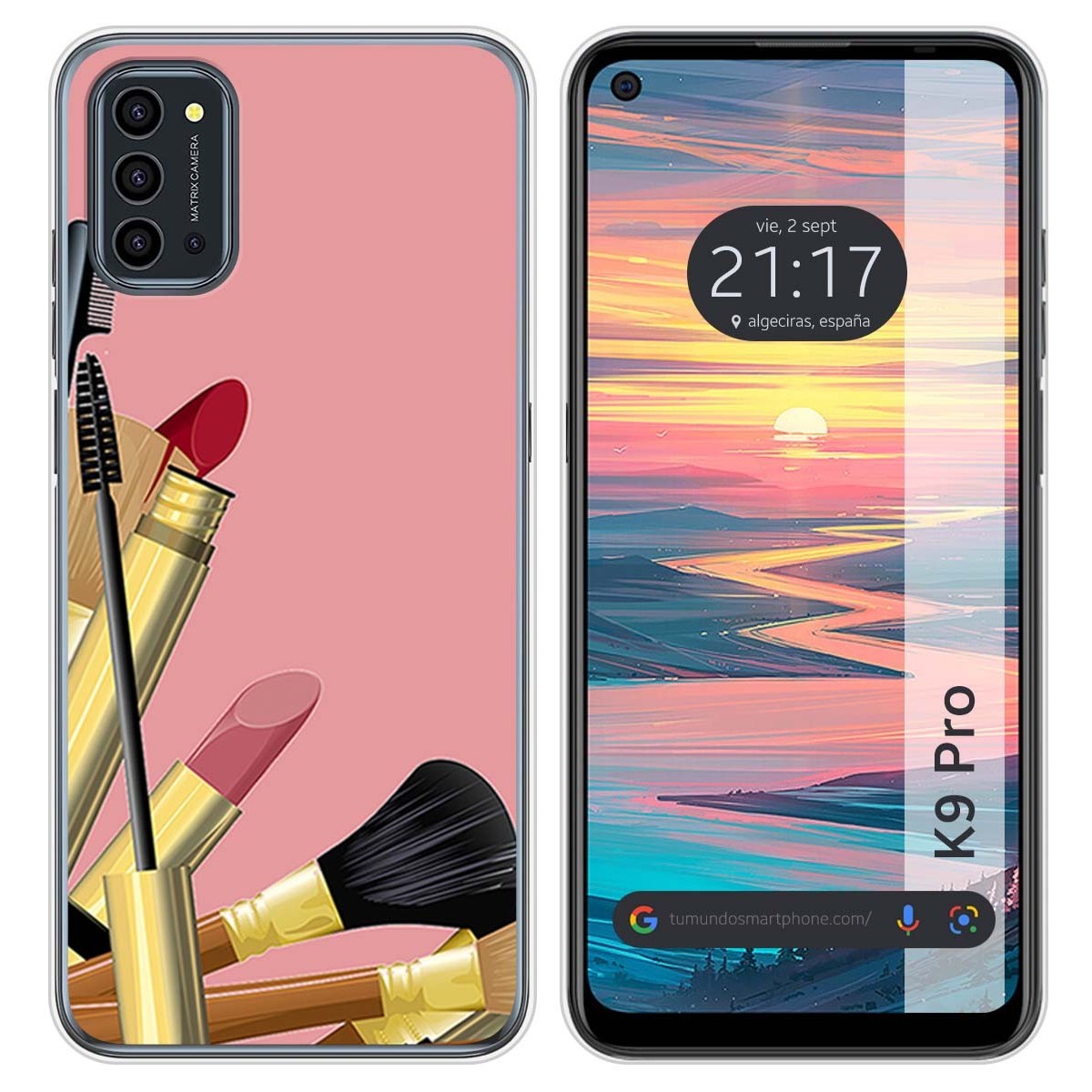 Funda Silicona para Oukitel K9 Pro diseño Brochas Dibujos