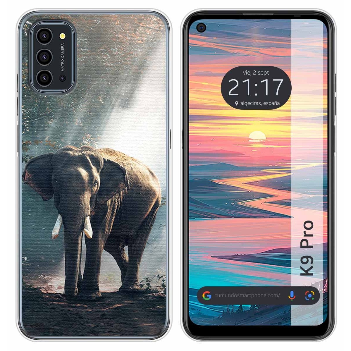 Funda Silicona para Oukitel K9 Pro diseño Elefante Dibujos