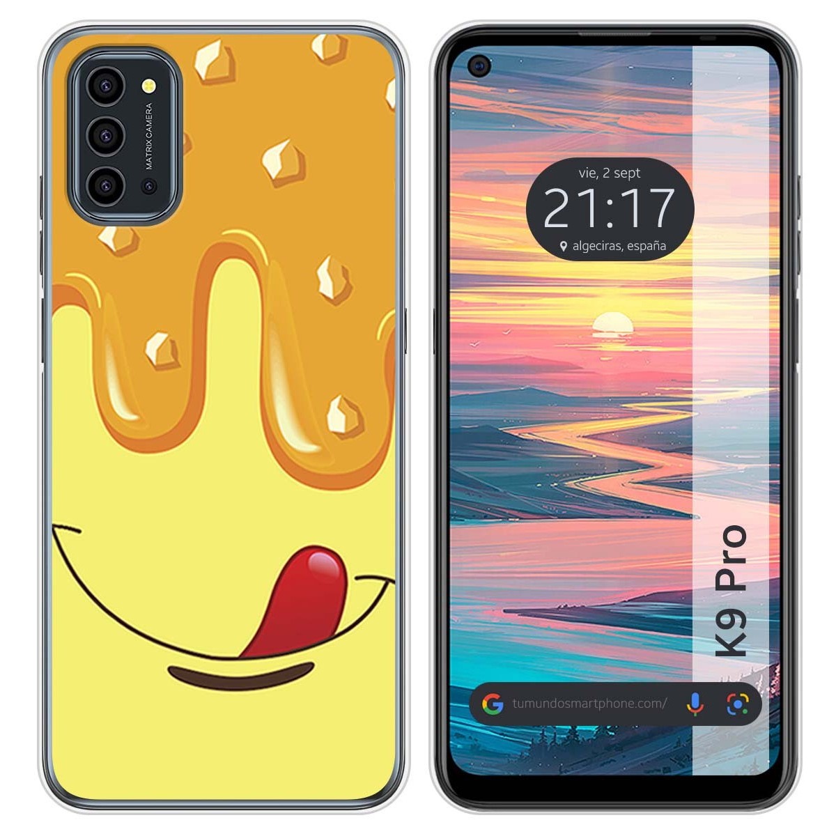 Funda Silicona para Oukitel K9 Pro diseño Helado Vainilla Dibujos