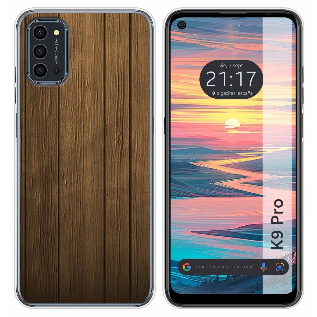 Funda Silicona para Oukitel K9 Pro diseño Madera Dibujos