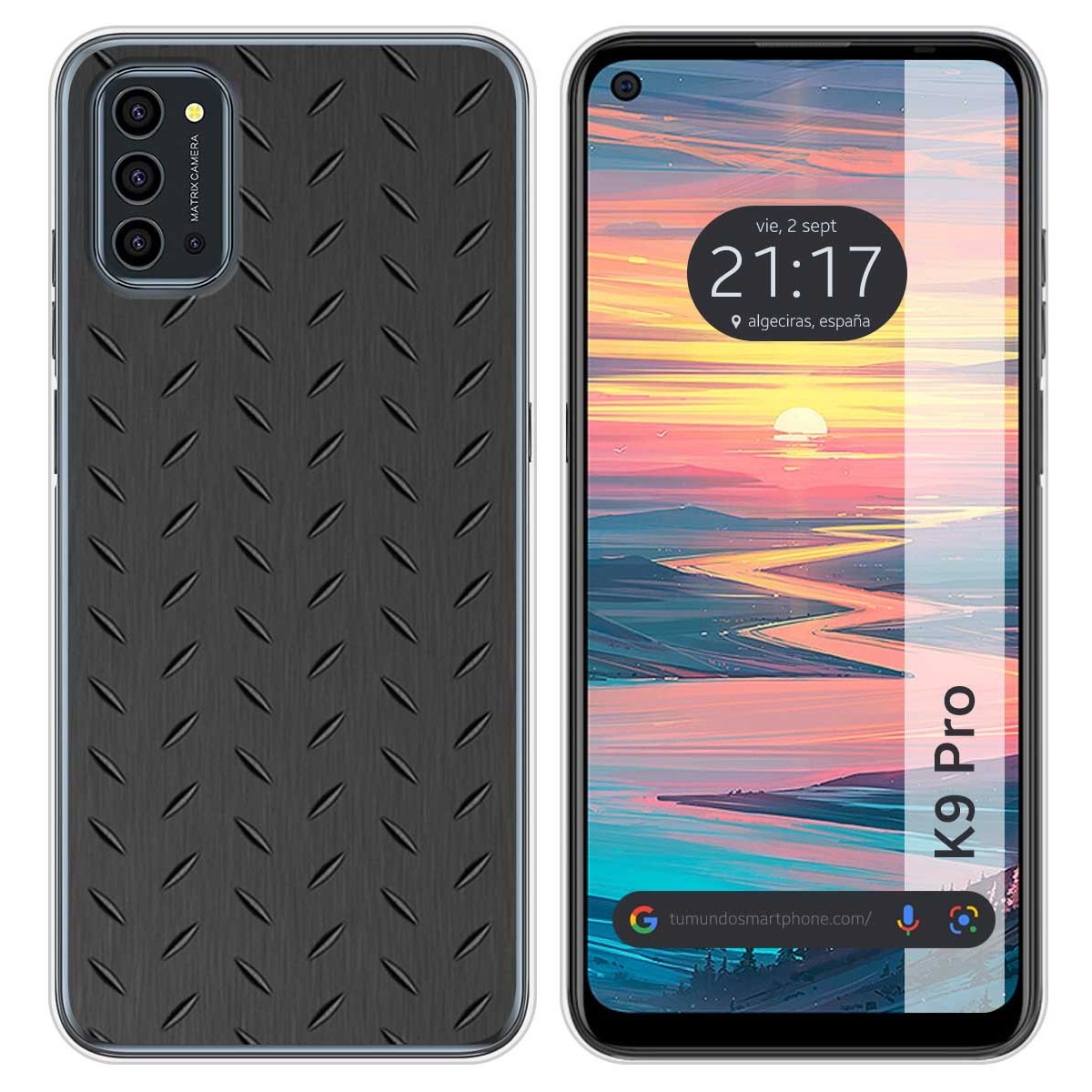 Funda Silicona para Oukitel K9 Pro diseño Metal Dibujos