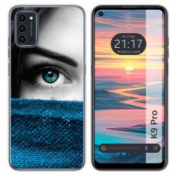 Funda Silicona para Oukitel K9 Pro diseño Ojo Dibujos