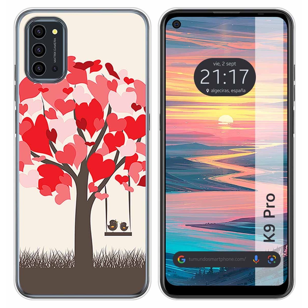 Funda Silicona para Oukitel K9 Pro diseño Pajaritos Dibujos