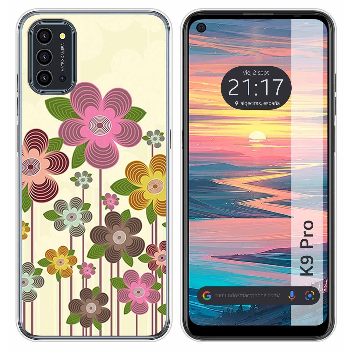 Funda Silicona para Oukitel K9 Pro diseño Primavera En Flor Dibujos
