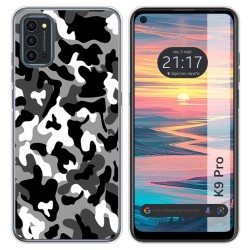 Funda Silicona para Oukitel K9 Pro diseño Snow Camuflaje Dibujos