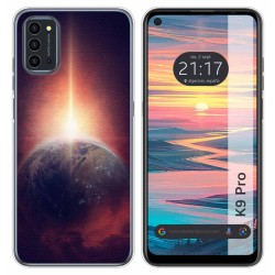 Funda Silicona para Oukitel K9 Pro diseño Tierra Dibujos