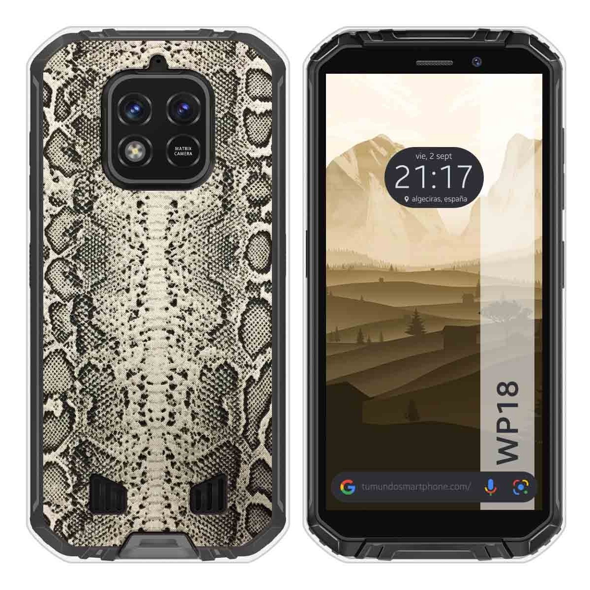 Funda Silicona para Oukitel WP18 (2022) diseño Animal 01 Dibujos