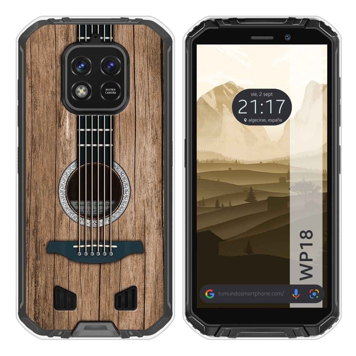 Funda Silicona para Oukitel WP18 (2022) diseño Madera 11 Dibujos