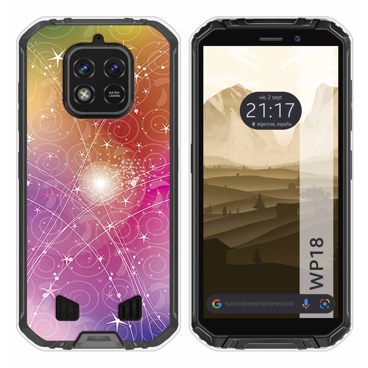 Funda Silicona para Oukitel WP18 (2022) diseño Abstracto Dibujos