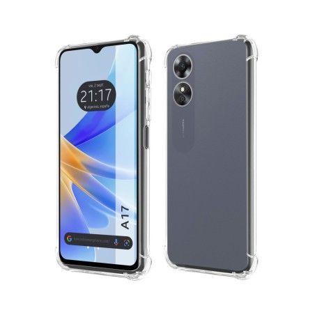 Funda Silicona Antigolpes Transparente para Oppo A17