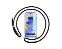 Funda Colgante Transparente para Oppo A17 con Cordon Negro
