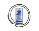 Funda Colgante Transparente para Oppo A17 con Cordon Verde / Dorado