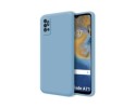 Funda Silicona Líquida Ultra Suave para ZTE Blade A71 color Azul