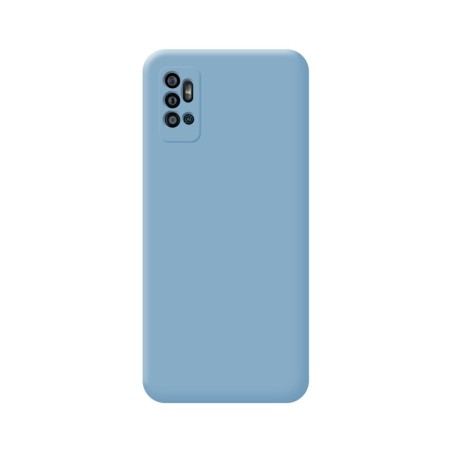 Funda Silicona Líquida Ultra Suave para ZTE Blade A71 color Azul