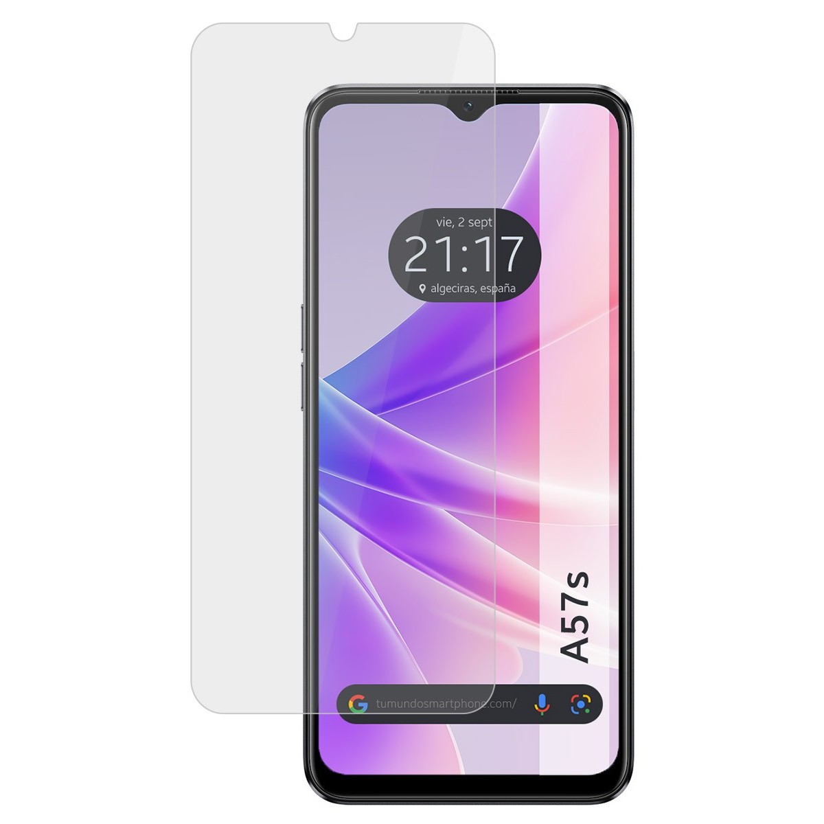 Protector Cristal Templado para Oppo A57s Vidrio