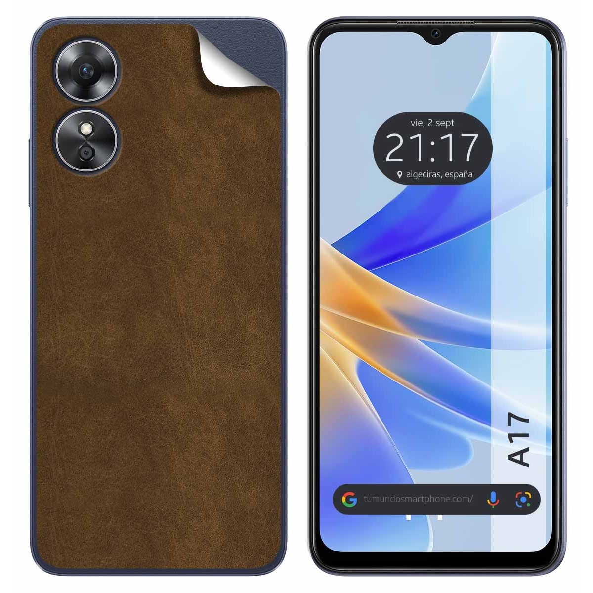 Pegatina Vinilo Autoadhesiva Textura Piel para Oppo A17