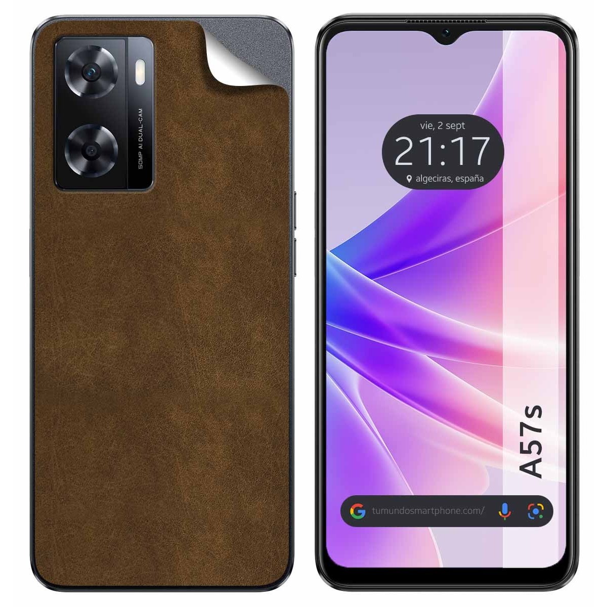Pegatina Vinilo Autoadhesiva Textura Piel para Oppo A57s