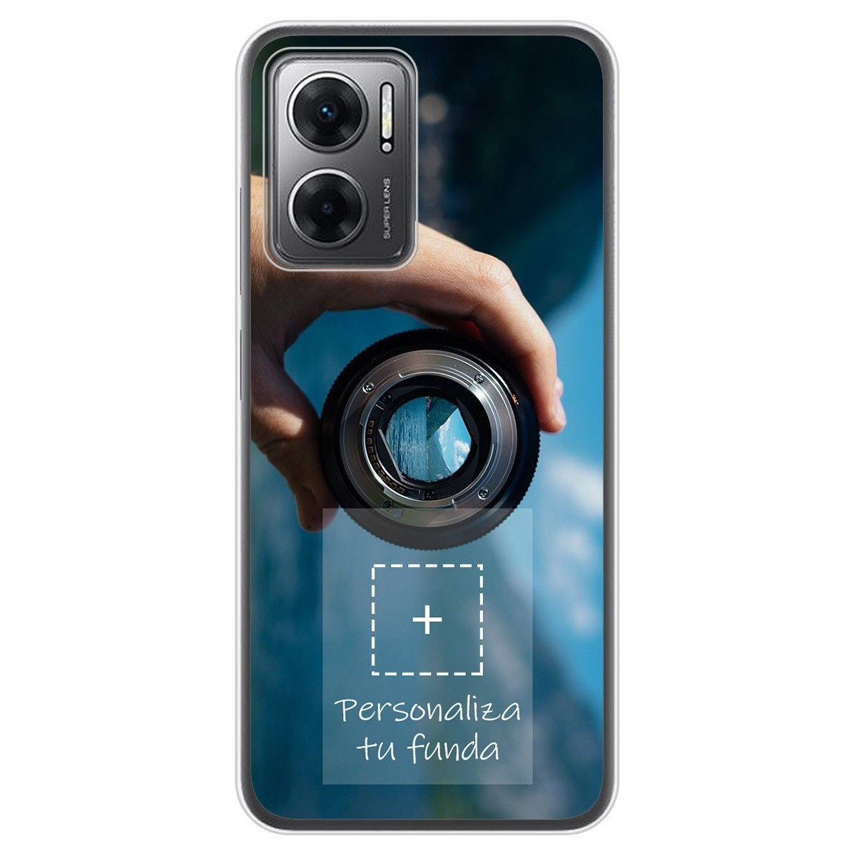 Personaliza tu Funda Silicona Gel Tpu Transparente con tu Fotografia para Xiaomi Redmi 10 5G Dibujo Personalizada