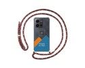 Personaliza tu Funda Colgante Transparente para Vivo X80 Lite 5G con Cordon Rosa / Dorado Dibujo Personalizada