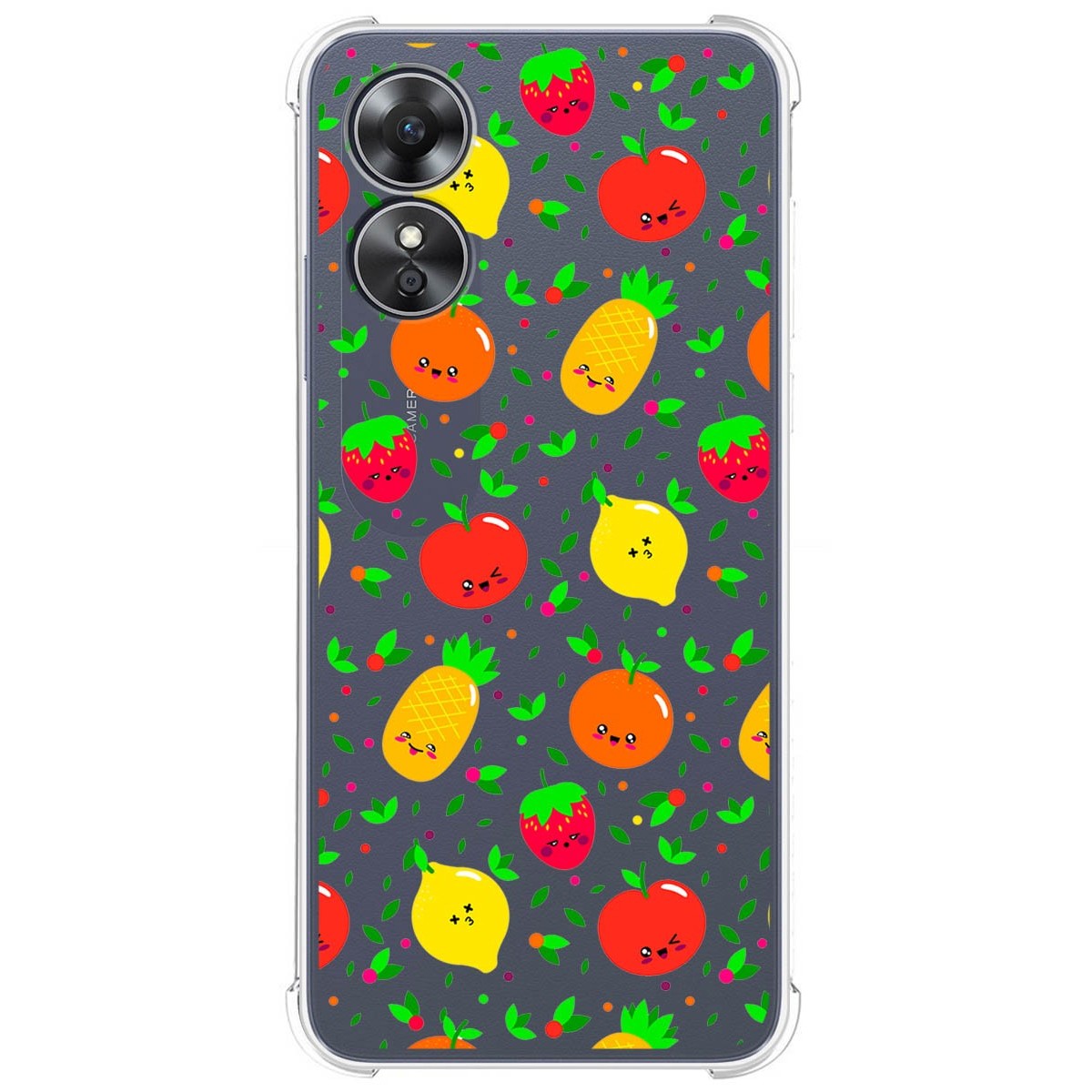 Funda Silicona Antigolpes para Oppo A17 diseño Frutas 01 Dibujos