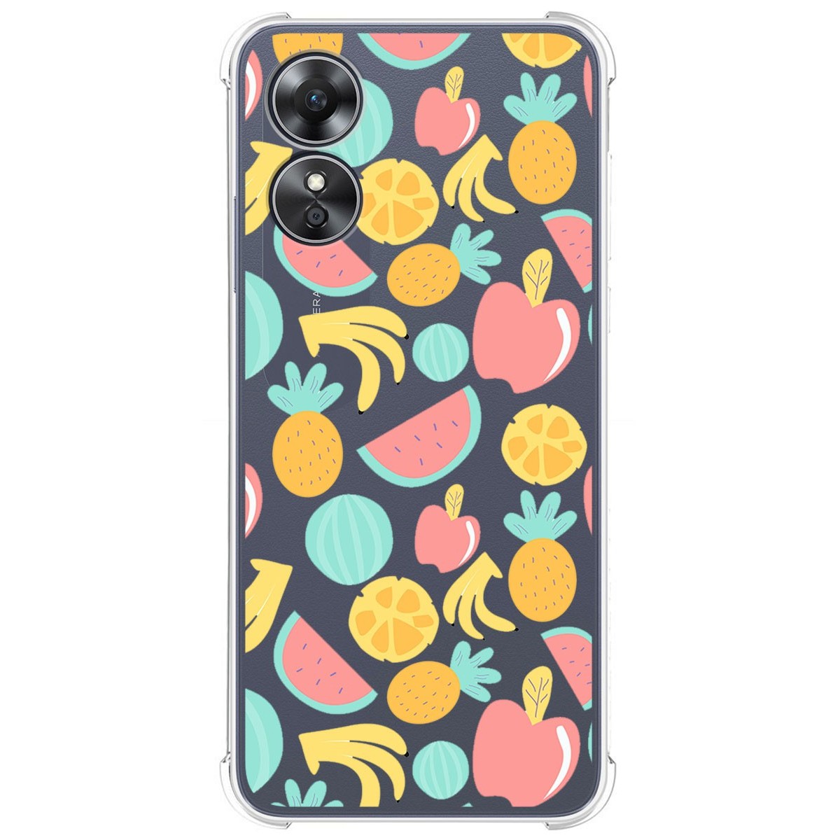 Funda Silicona Antigolpes para Oppo A17 diseño Frutas 02 Dibujos