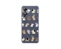 Funda Silicona Antigolpes para Oppo A17 diseño Perros Dibujos