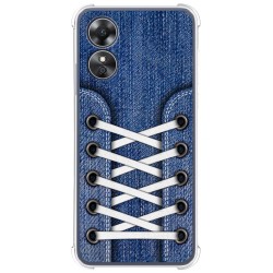 Funda Silicona Antigolpes para Oppo A17 diseño Zapatillas 01 Dibujos