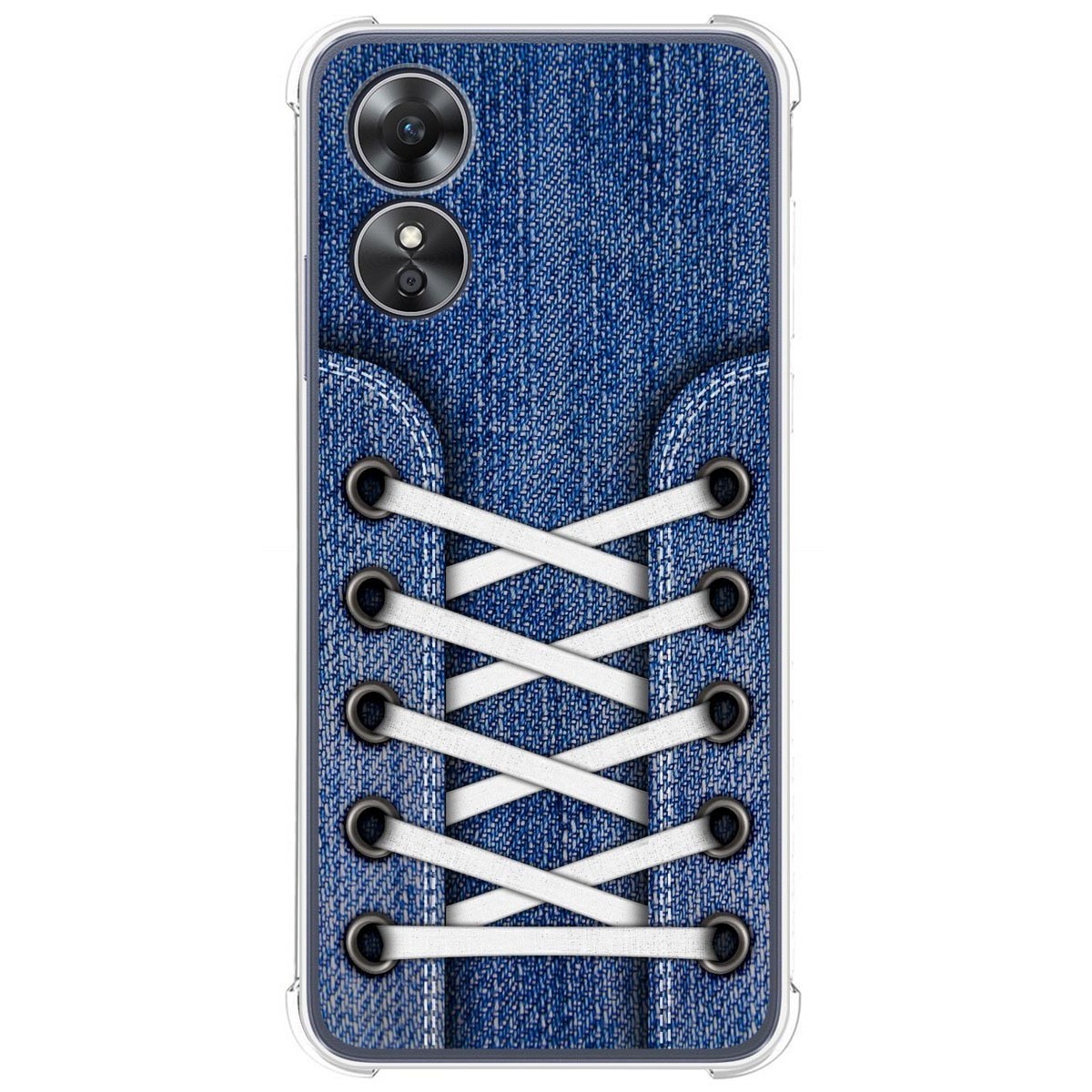 Funda Silicona Antigolpes para Oppo A17 diseño Zapatillas 01 Dibujos