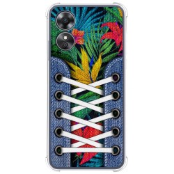 Funda Silicona Antigolpes para Oppo A17 diseño Zapatillas 12 Dibujos
