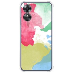 Funda Silicona Antigolpes para Oppo A17 diseño Acuarela 02 Dibujos