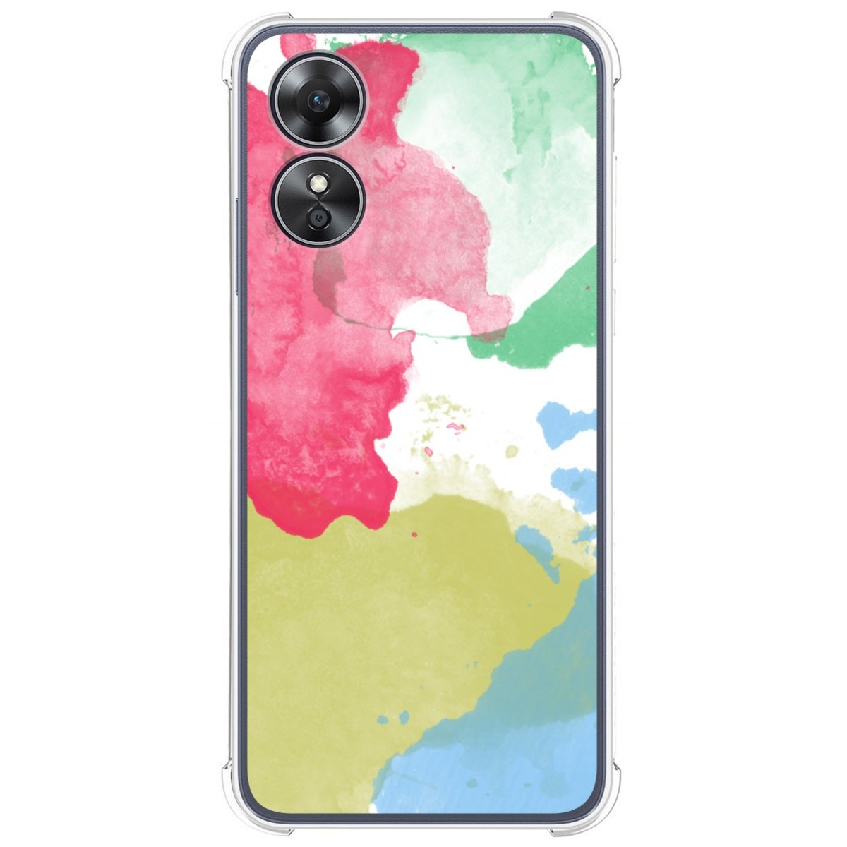 Funda Silicona Antigolpes para Oppo A17 diseño Acuarela 02 Dibujos