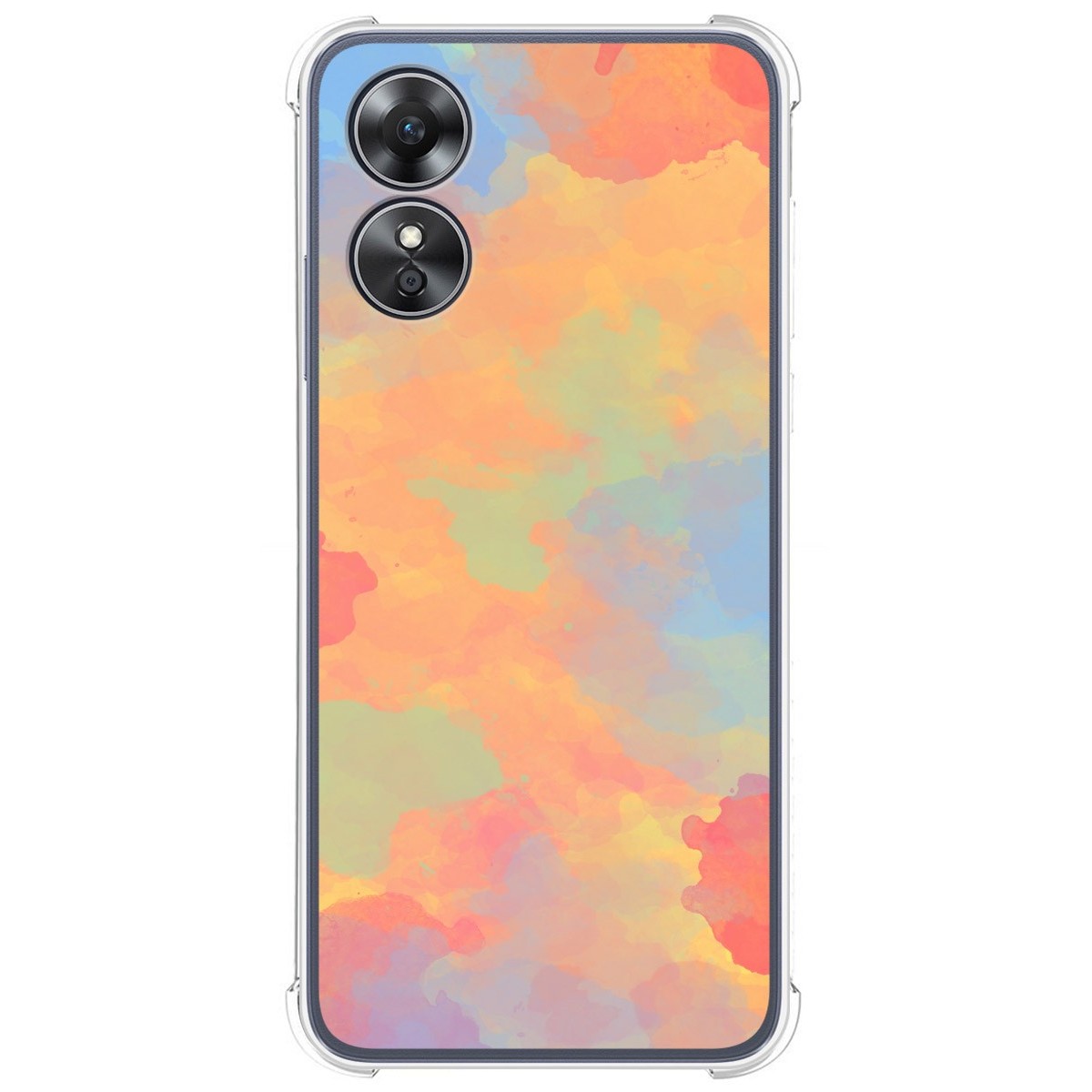 Funda Silicona Antigolpes para Oppo A17 diseño Acuarela 08 Dibujos