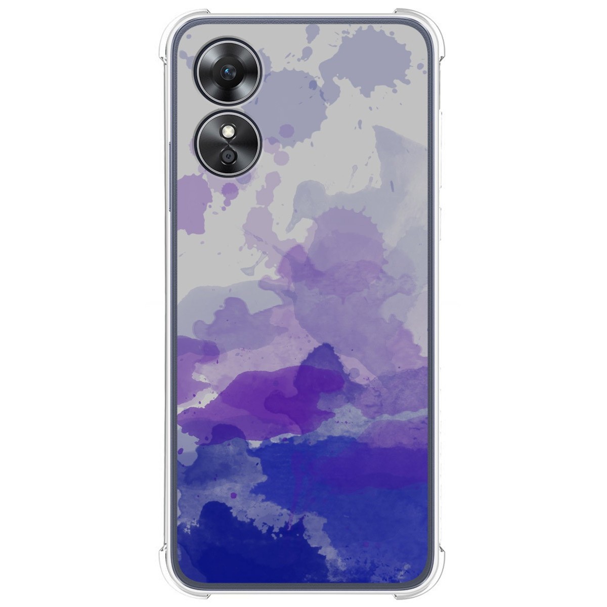 Funda Silicona Antigolpes para Oppo A17 diseño Acuarela 09 Dibujos