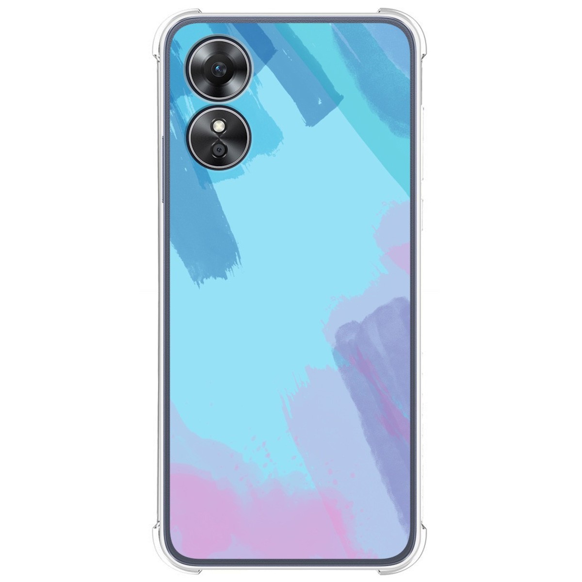 Funda Silicona Antigolpes para Oppo A17 diseño Acuarela 10 Dibujos