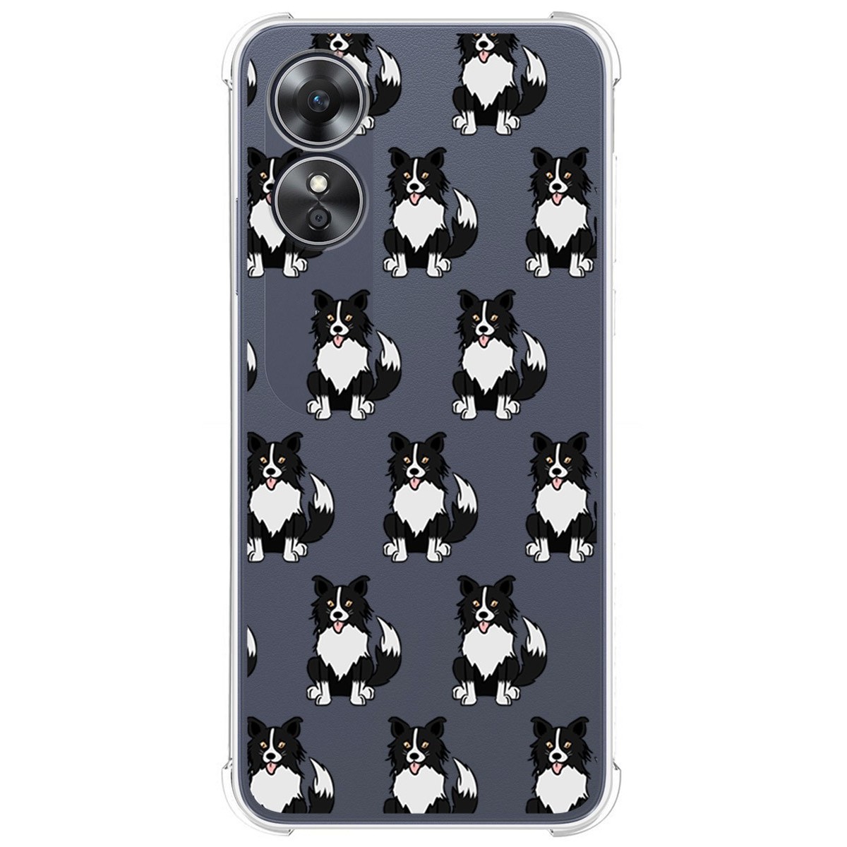 Funda Silicona Antigolpes para Oppo A17 diseño Perros 07 Dibujos