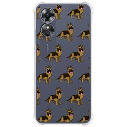 Funda Silicona Antigolpes para Oppo A17 diseño Perros 09 Dibujos