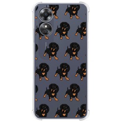 Funda Silicona Antigolpes para Oppo A17 diseño Perros 10 Dibujos