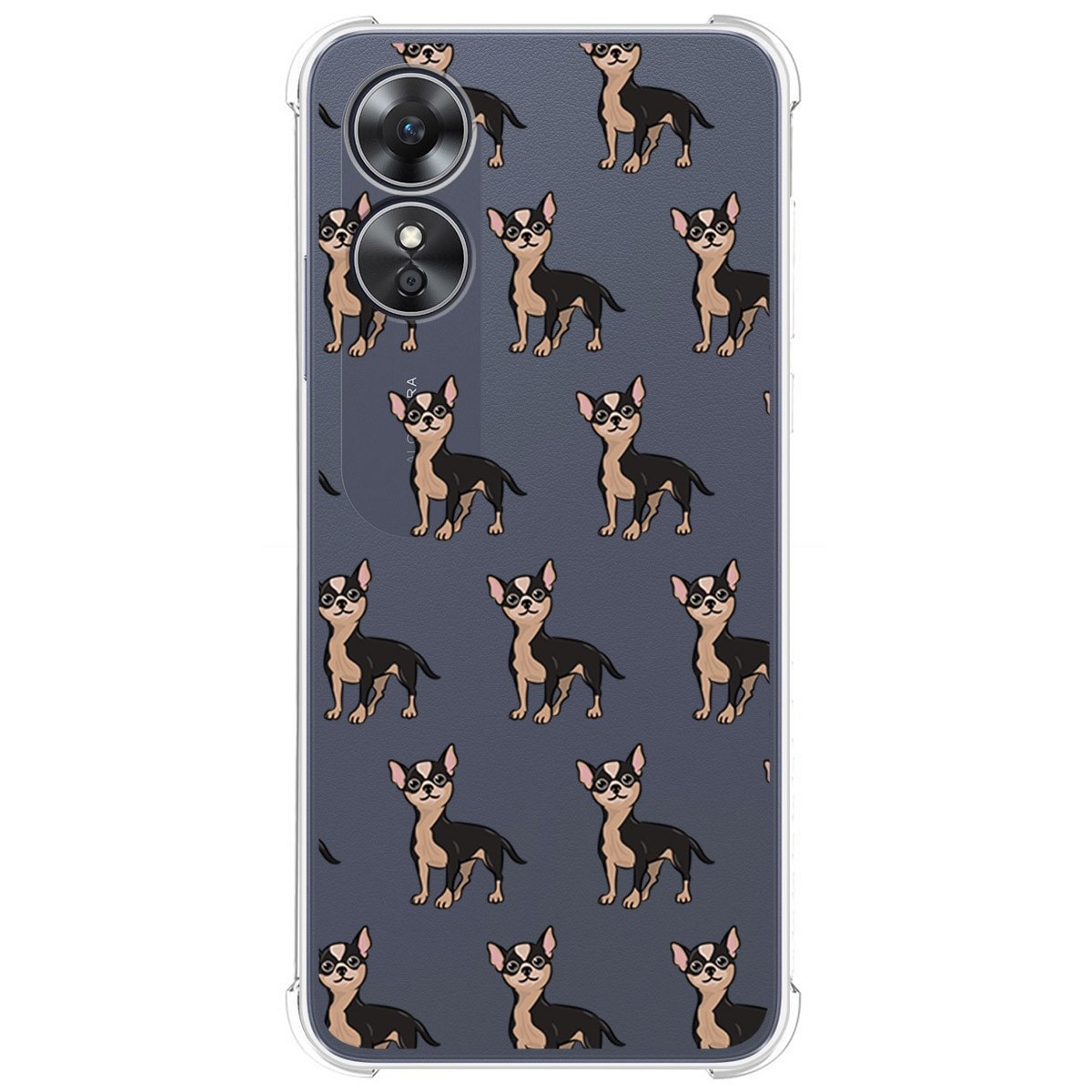 Funda Silicona Antigolpes para Oppo A17 diseño Perros 11 Dibujos