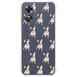Funda Silicona Antigolpes para Oppo A17 diseño Perros 12 Dibujos