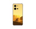 Funda Silicona Antigolpes para Vivo X80 Lite 5G diseño Ciclista Dibujos