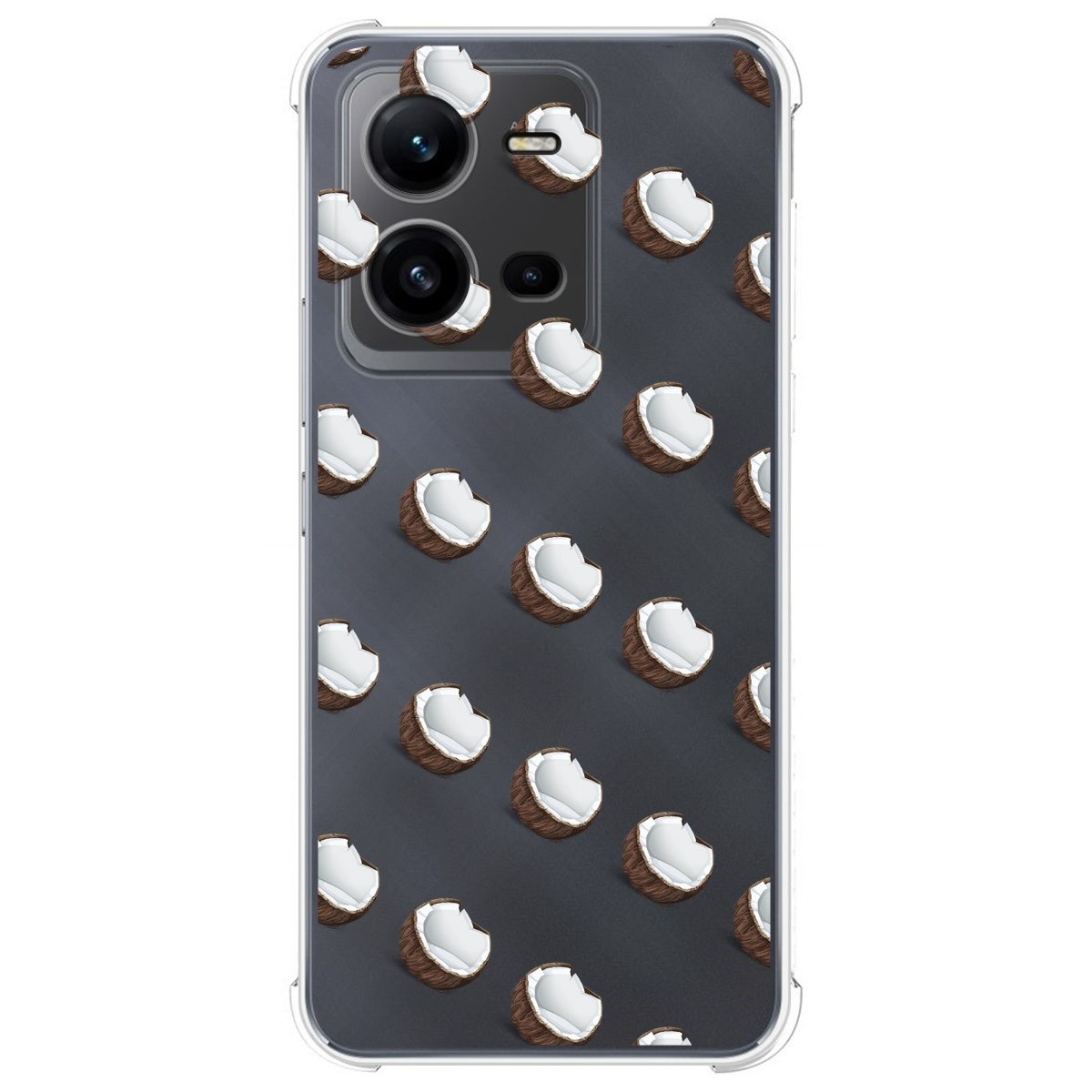 Funda Silicona Antigolpes para Vivo X80 Lite 5G diseño Cocos Dibujos