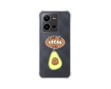Funda Silicona Antigolpes para Vivo X80 Lite 5G diseño Vegan Life Dibujos